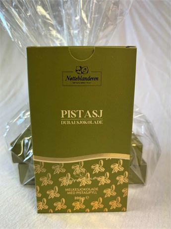 Dubai sjokolade med pistasjefyll 3 pk