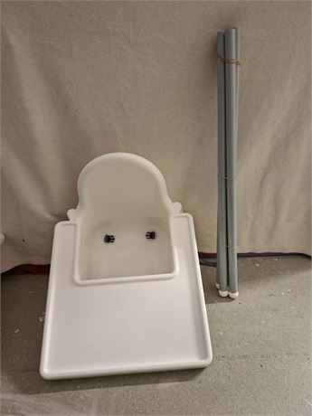 Brukt spisestol baby plast
