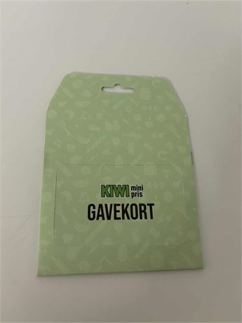 Gavekort Kiwi 500 kr