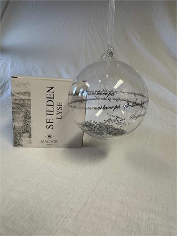 "Se ilden lyse" julekule