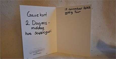 Gavekort hos Suppeguri