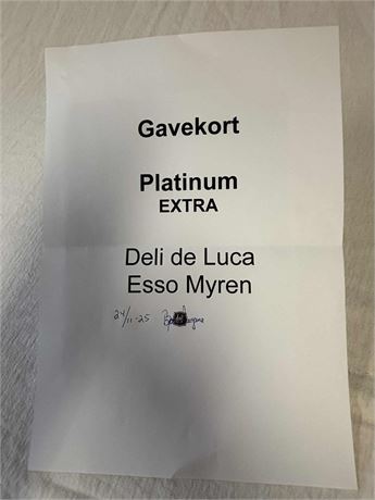 Gavekort Bilvask Platinum Extra