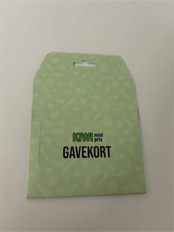 Gavekort Kiwi 500 kr